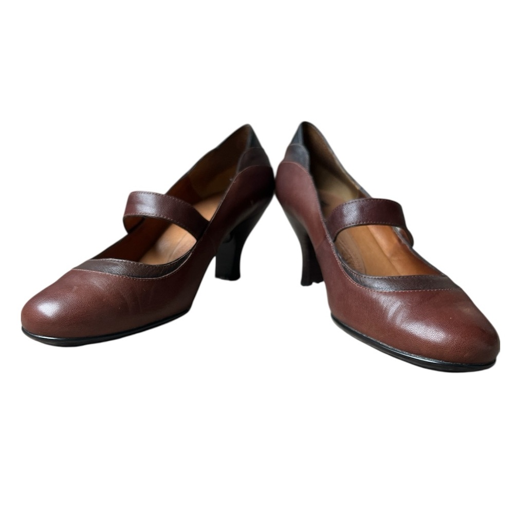 Sofft Brown Mary Jane Heels